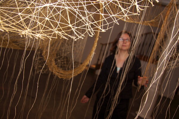 Carmen Anzano in the Studio