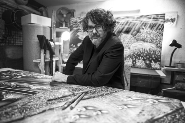 Jesús Alcolea in the Studio