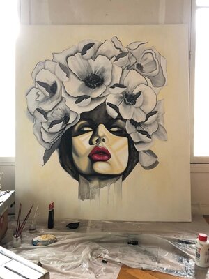 Claire Franceschi in the Studio: Hommage à Olympe de Gouges