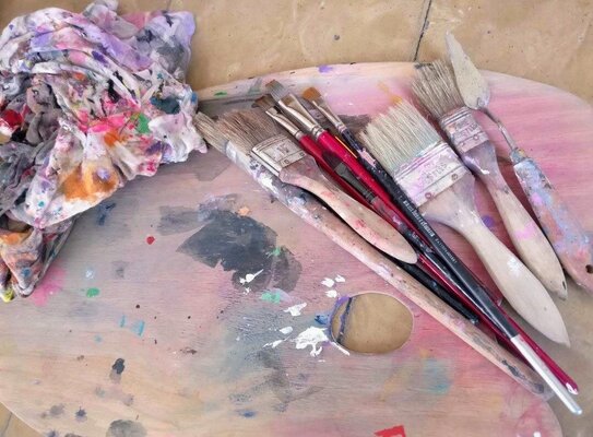 EVA ALVAREZ Álvarez Fernández in the Studio: Mis herramientas de arte