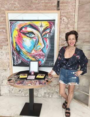 EVA ALVAREZ Álvarez Fernández in the Studio: Exposición Evento Privado Hotel Icon Barcelona