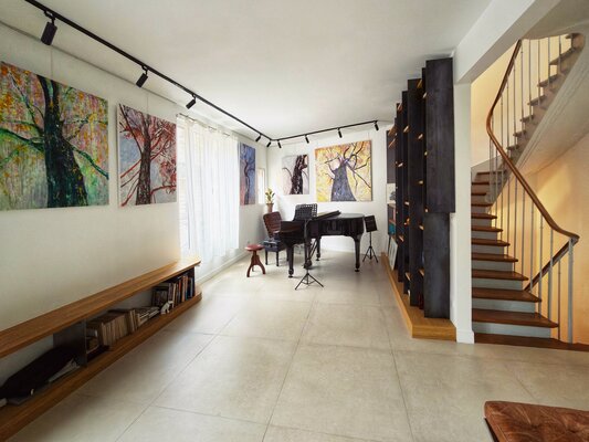 Jie Wang in the Studio: Atelier de Jie WANG (salle de concert)
