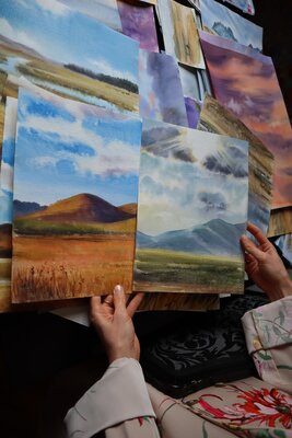 Alexandra Ivanova in the Studio