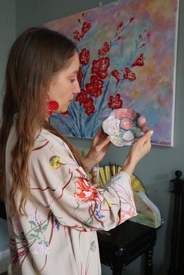 Alexandra Ivanova in the Studio