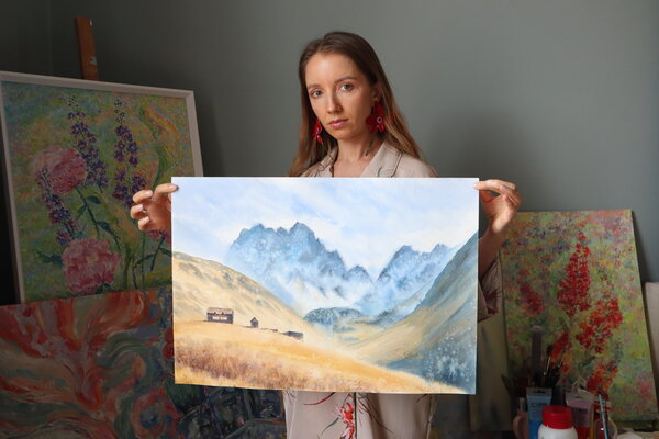 Alexandra Ivanova in the Studio