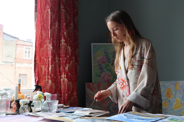 Alexandra Ivanova in the Studio