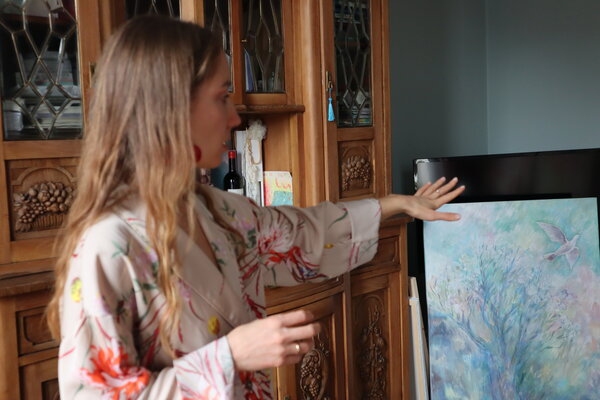 Alexandra Ivanova in the Studio