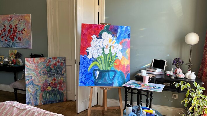 Alexandra Ivanova in the Studio