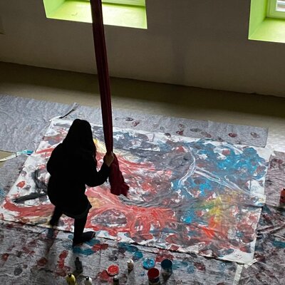 Francesca Miceli Lilith in the Studio: Dipingendo "Forme del mutamento" anno 2025