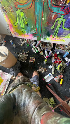 Michal Ozana in the Studio