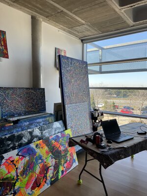 Garay Art in the Studio
