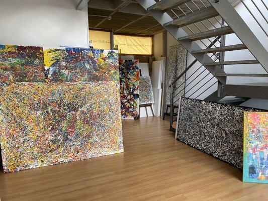 Garay Art in the Studio