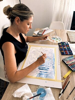 Rosa Sebastia in the Studio: Inspiración
