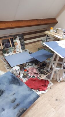 Natasha Haydon in the Studio: My creative mess