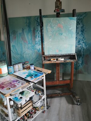 Elisa Zadi in the Studio