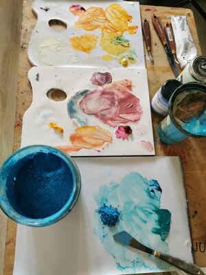 Elisa Zadi in the Studio