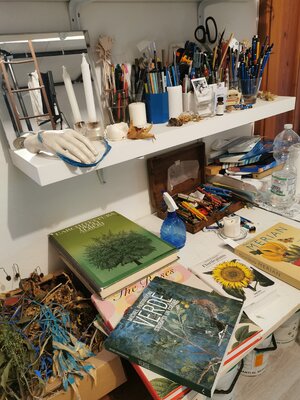 Elisa Zadi in the Studio