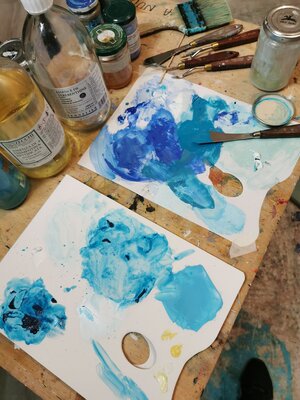 Elisa Zadi in the Studio