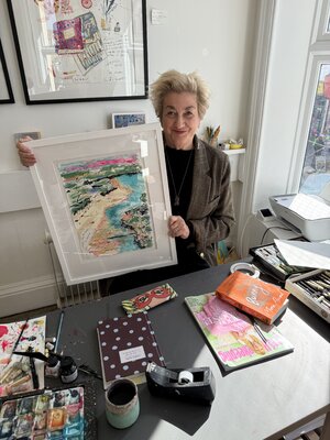 Trudi Drewett in the Studio: Busy in my studio