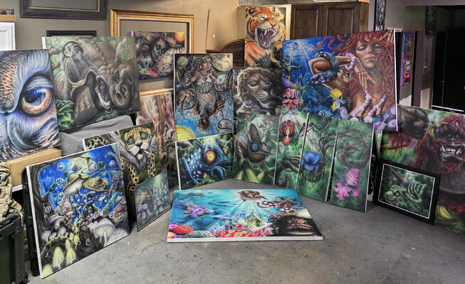 Tim Randall in the Studio: A few originals