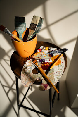 Paola Torsiello im Studio: Less is more, my atelier lives under that motto