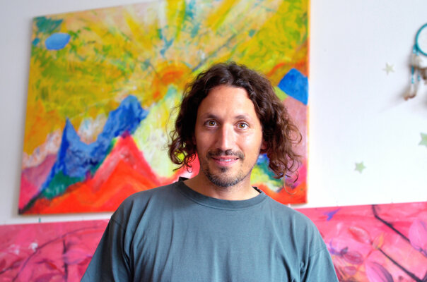 Teo Sirio Sica in the Studio