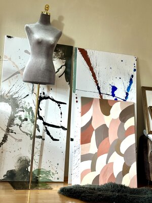 Christina Maier in the Studio: Art between fashion in my Atelier