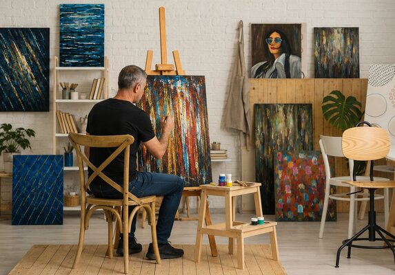 Eddie Davidov in the Studio