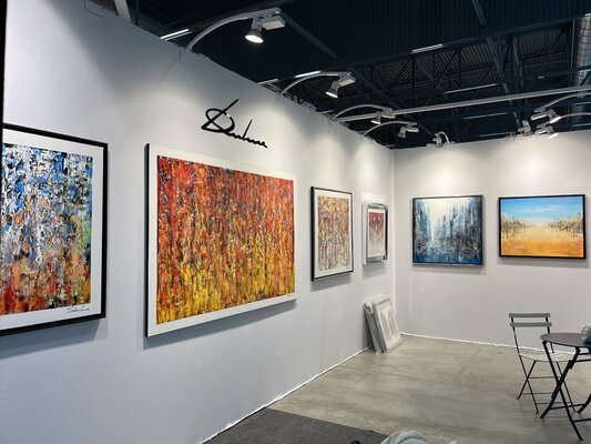 Richard Dubure in the Studio: Salon Art 3F strasbourg 2025