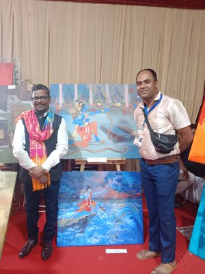Ajoy Dey in the Studio