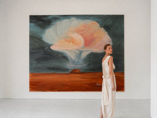 Marie Eve Melnyk in the Studio