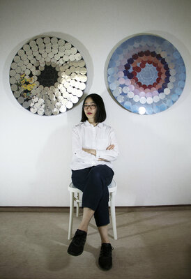 Soo Youn Kim in the Studio