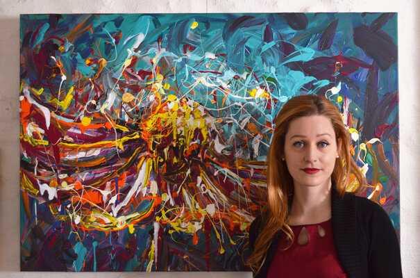 Aylin Schickel in the Studio