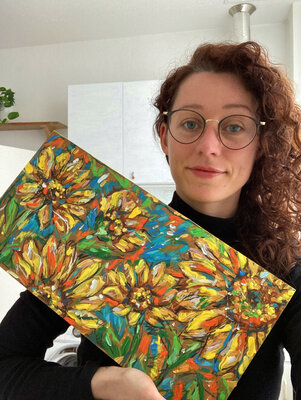 Aylin Schickel in the Studio