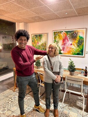Marta Bathis Poume im Studio