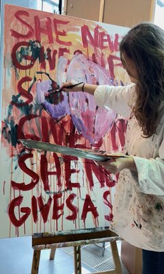 Verena Mayer-Kolbinger in the Studio