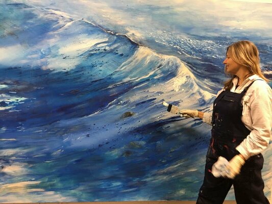Susanne Pohlmann in the Studio