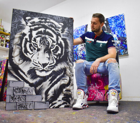 Vincent Bardou in the Studio