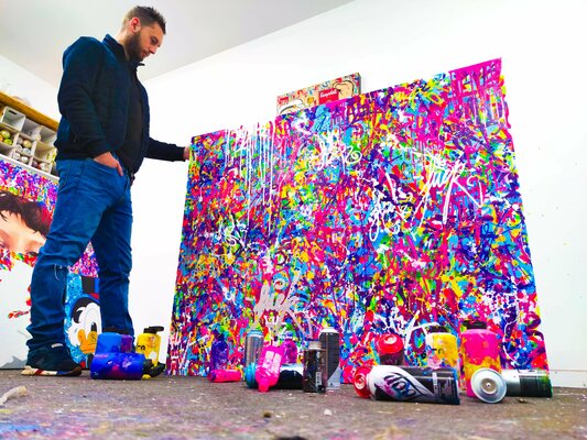 Vincent Bardou in the Studio
