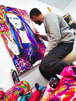 Vincent Bardou in the Studio