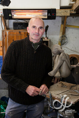 Jonathan Hateley in the Studio