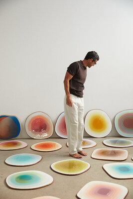 Ruben Abstract in the Studio