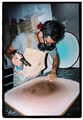 Ruben Abstract in the Studio