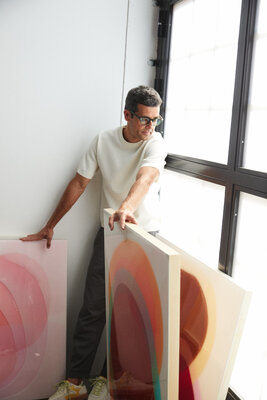Ruben Abstract in the Studio