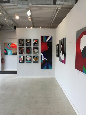 Ilaamen Pelshaw in the Studio: Solo exhibition at Connect Gallery, Omaha NE. USA