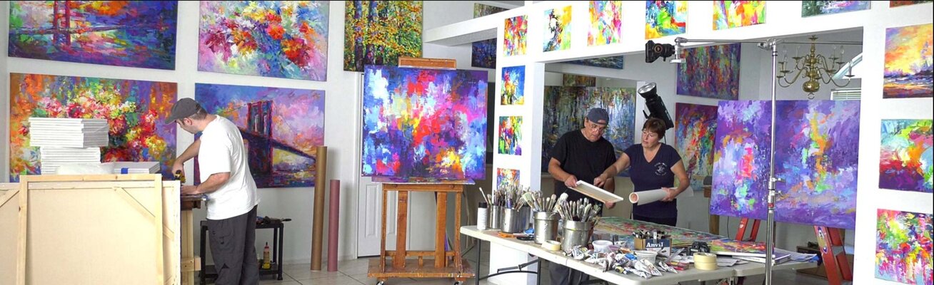 Leon Devenice in the Studio