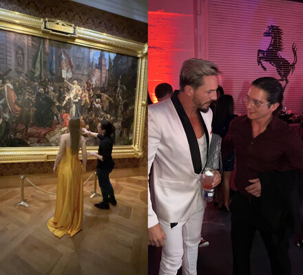 Carlos Pun in the Studio: National Museum Warsaw - Ferrari Art Exhibition Miami