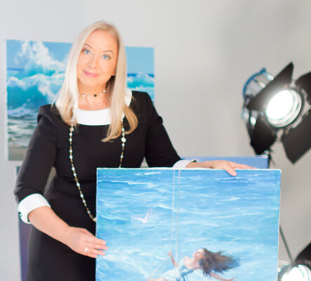 Elena Lukina in the Studio