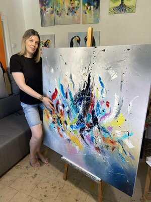 Liubov Kuptsova im Studio