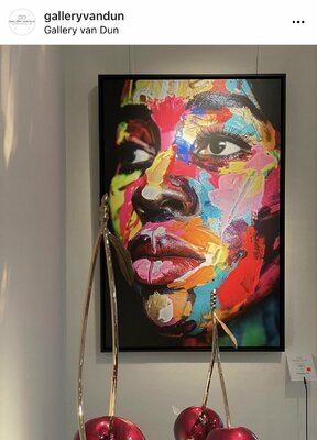 Lina Redford in the Studio: Collaboration w/ Eric Ceccarini at Gallery Van Dun